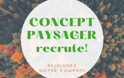 Concept Paysager recrutement !