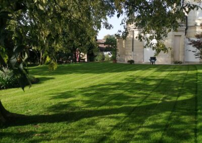 Tonte au château Mazeyres